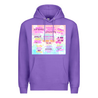 Purple a fun thing to do today is not talk to me Premium Hoodie - TumblerDesignByShophia
