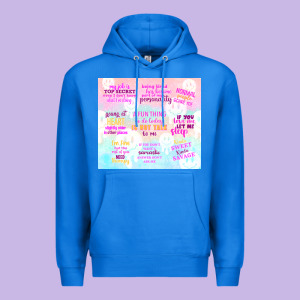 A Fun Thing To Do Today Is Not Talk To Me Premium Hoodie Designed By Tumblerdesignbyshophia