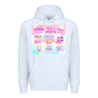 White a fun thing to do today is not talk to me Premium Hoodie - TumblerDesignByShophia