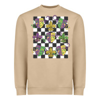 Mushroom mardi gras Heavyweight Sweatshirt - MaliasSmallBusiness