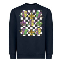 Navy mardi gras Heavyweight Sweatshirt - MaliasSmallBusiness