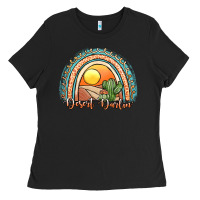 Black desert darlin' rainbow Ladies Tee - JahusDesignShop