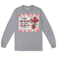 Heather Grey christian Long Sleeve Tee - MaliasSmallBusiness