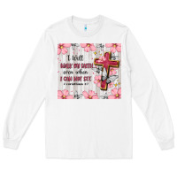 White christian Long Sleeve Tee - MaliasSmallBusiness