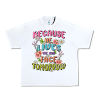 White because he lives face tomorrow Urban Heavy Tee - MaliasSmallBusiness