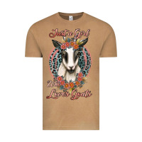 Vintage Camel just a girl who loves goats Vintage Tee - Jasminsmagicworld