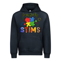 Navy Everybody stims Urban Hoodie - FaDigitalArtStudio