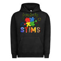 Pigment Black Everybody stims Urban Hoodie - FaDigitalArtStudio