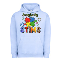 Pigment Grape Ice Everybody stims Urban Hoodie - FaDigitalArtStudio
