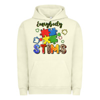 Pigment Pistachio Everybody stims Urban Hoodie - FaDigitalArtStudio