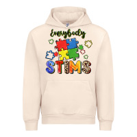 Sandshell Everybody stims Urban Hoodie - FaDigitalArtStudio