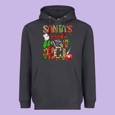 Santa's Favorite Pct Heavyweight Hoodie Designed By Texasbilliewilder