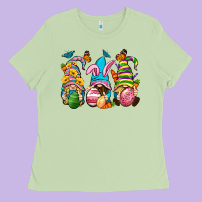 Easter Gnomies Easter Day Ladies Tee Designed By Neo Western