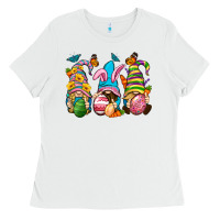 White Easter gnomies Easter Day Ladies Tee - Neo Western