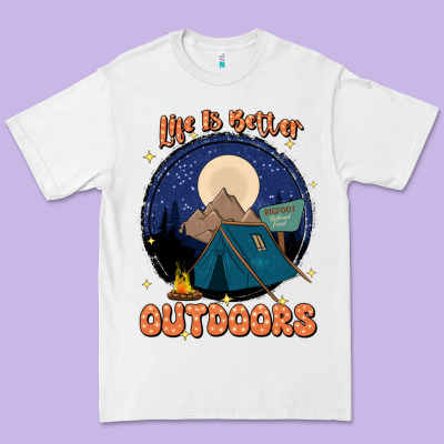 Life Is Better Outdoors Premium Tee Designed By Jahusdesignshop