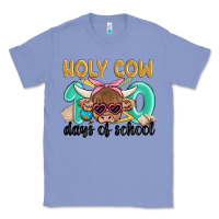 Colony Blue holy cow 100 days of school Classic Tee - MaliasSmallBusiness