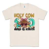 Natural holy cow 100 days of school Classic Tee - MaliasSmallBusiness