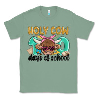 Sage holy cow 100 days of school Classic Tee - MaliasSmallBusiness