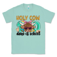 Seafoam holy cow 100 days of school Classic Tee - MaliasSmallBusiness