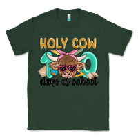 Sports Green holy cow 100 days of school Classic Tee - MaliasSmallBusiness