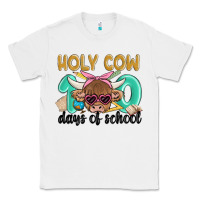 White holy cow 100 days of school Classic Tee - MaliasSmallBusiness