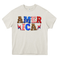 America Thunderbolt Heavy Core Tee | Teevron