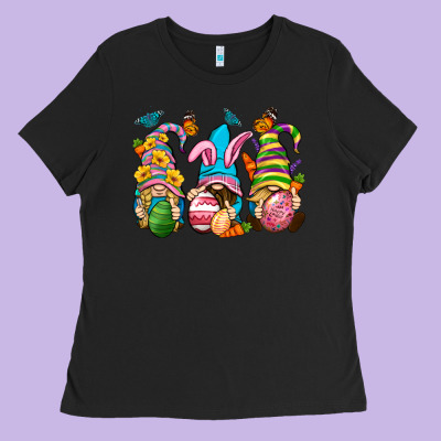 Easter Gnomies Easter Day Ladies Tee Designed By Neo Western