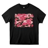 Black pink camouflage background Heavy Core Tee - BarkalooDesign