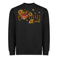 Black best mamaw ever cow Heavyweight Sweatshirt - MaliasSmallBusiness