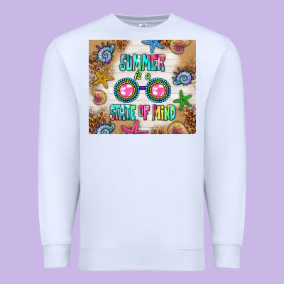 Summer Is A State Of Mind Premium Sweatshirt Designed By Tumblerdesignbyshophia