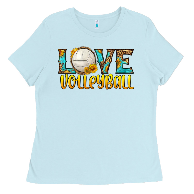 Love Volleyball Ladies Tee by HRA Design Shop | Teevron