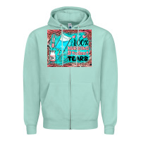 Seafoam 100 nursing student tears mousepad Zipper Hoodie - BarkalooDesign