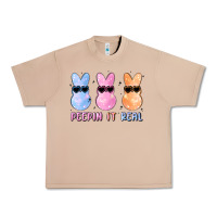 Burro peepin it real easter glitter Urban Heavy Tee - MaliasSmallBusiness