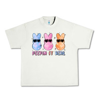 Pistachio peepin it real easter glitter Urban Heavy Tee - MaliasSmallBusiness