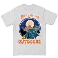 Dove Grey life is better outdoors Premium Tee - JahusDesignShop