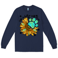 Navy life is better with dogs Long Sleeve Tee - NancyCooperArtShop