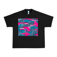 Black usa flag Urban Heavy Tee - AdoDesignShop
