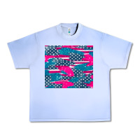 Grape Ice usa flag Urban Heavy Tee - AdoDesignShop