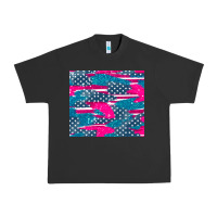 Pigment Black usa flag Urban Heavy Tee - AdoDesignShop