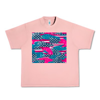 Salmon usa flag Urban Heavy Tee - AdoDesignShop