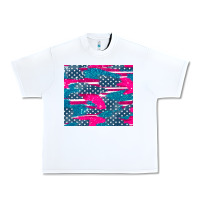 White usa flag Urban Heavy Tee - AdoDesignShop