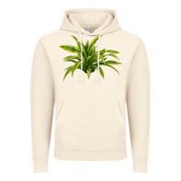 Vintage Artic Lemon Lime Dracaena Leaf Vintage Hoodie - LillyAllenDesigns