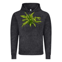 Vintage Black Lemon Lime Dracaena Leaf Vintage Hoodie - LillyAllenDesigns