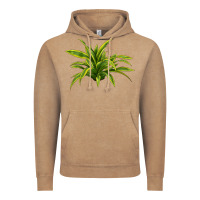 Vintage Coffee Lemon Lime Dracaena Leaf Vintage Hoodie - LillyAllenDesigns