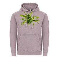Vintage Zinc Lemon Lime Dracaena Leaf Vintage Hoodie - LillyAllenDesigns