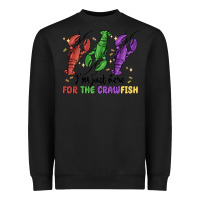 Black i'm just here for the crawfish Heavyweight Sweatshirt - MaliasSmallBusiness