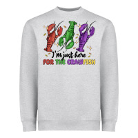 Heather Grey i'm just here for the crawfish Heavyweight Sweatshirt - MaliasSmallBusiness