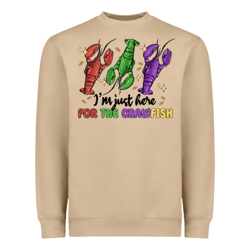 I'm Just Here For The Crawfish Heavyweight Sweatshirt by MaliasSmallBusiness | Teevron