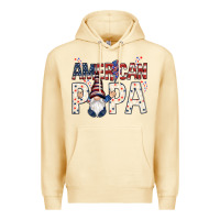 Pina Colada American papa with gnome 4th of july Premium Hoodie - HowdyJamesFarm