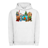 Pigment Lunar Rock Camping Coffee Cups Urban Hoodie - FaDigitalArtStudio